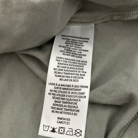 Calvin Klein Performance Top Size XL Cropped Cuffed Sleeve Cropped Green - Picture 9 of 9